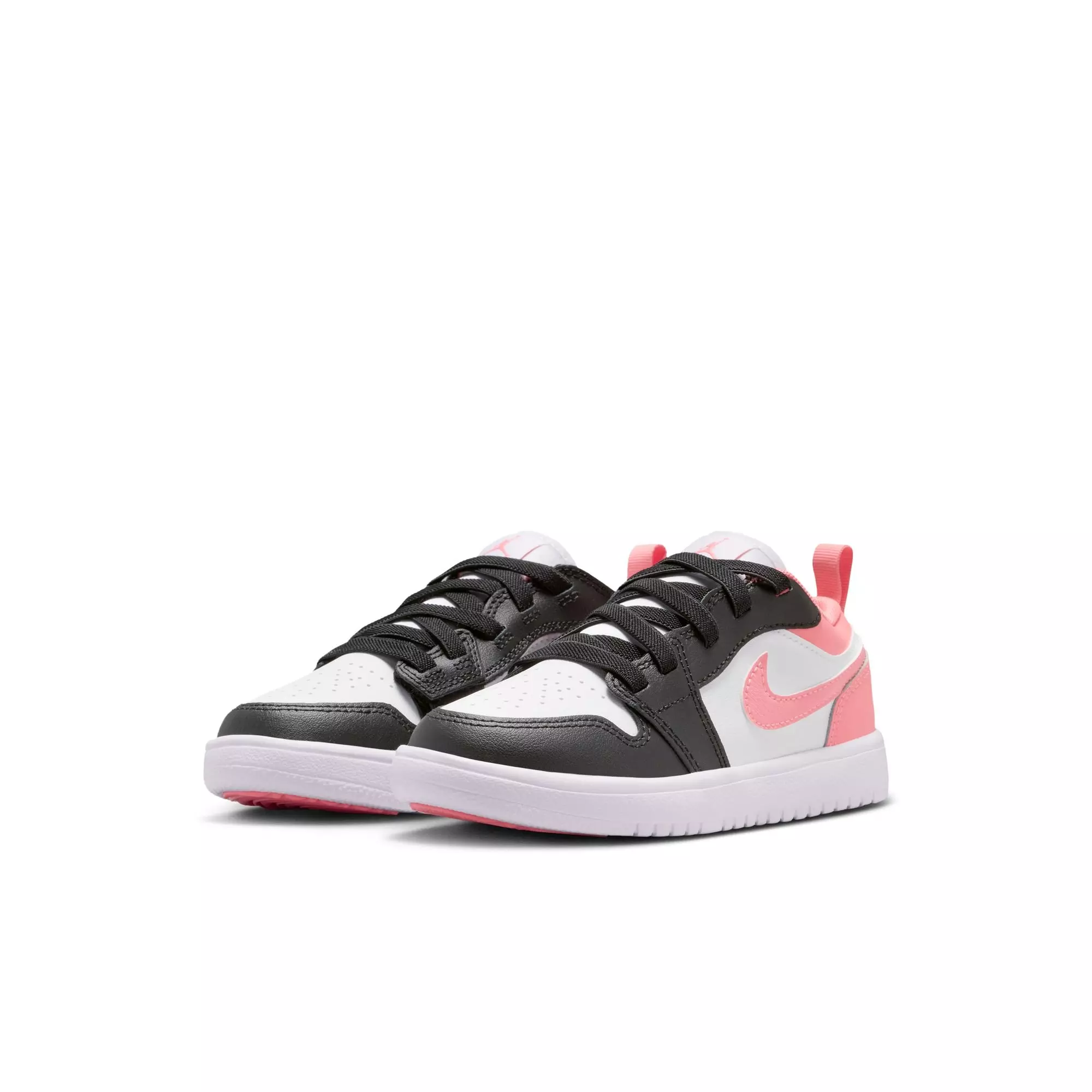 Jordan 1 Low Alt "Black/Pink Gaze/White" Preschool Girls' Shoe - BLACK/PINK
