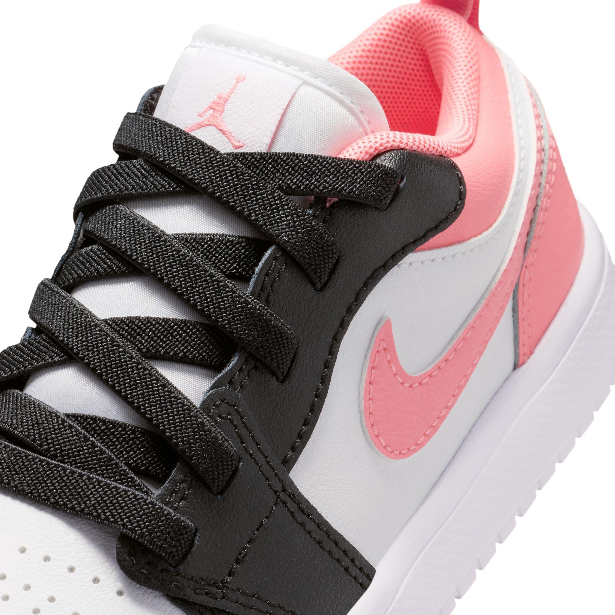 Jordan 1 Low Alt Preschool Girls' "Black/Pink Gaze/White" Shoe