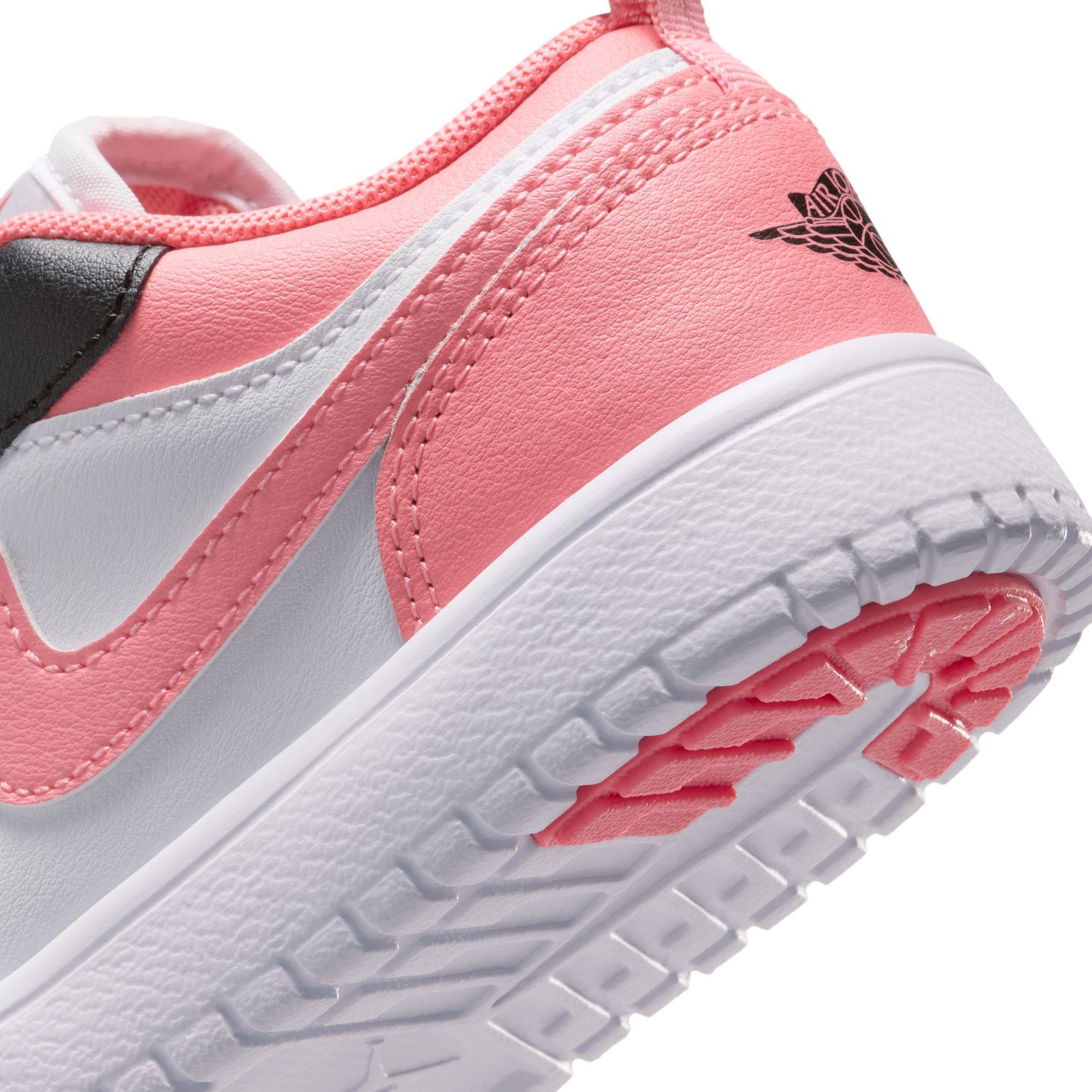 Jordan 1 Low Alt Preschool Girls' "Black/Pink Gaze/White" Shoe