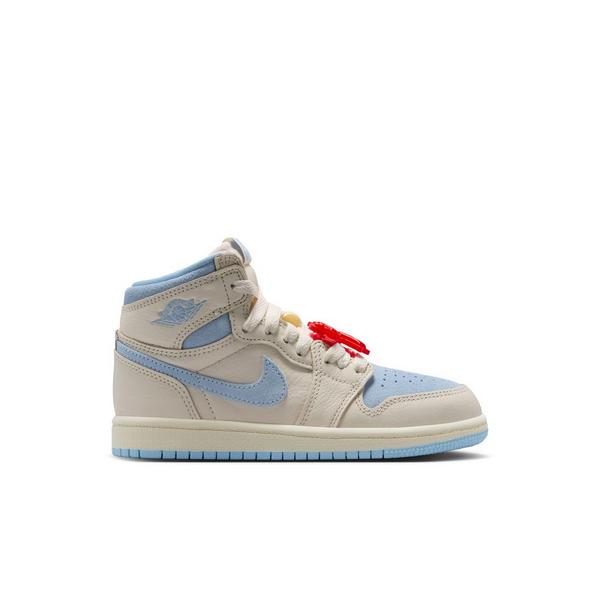 Jordan 1 Retro High OG &ldquo;Psychic Blue&rdquo; Preschool Girls' Shoe