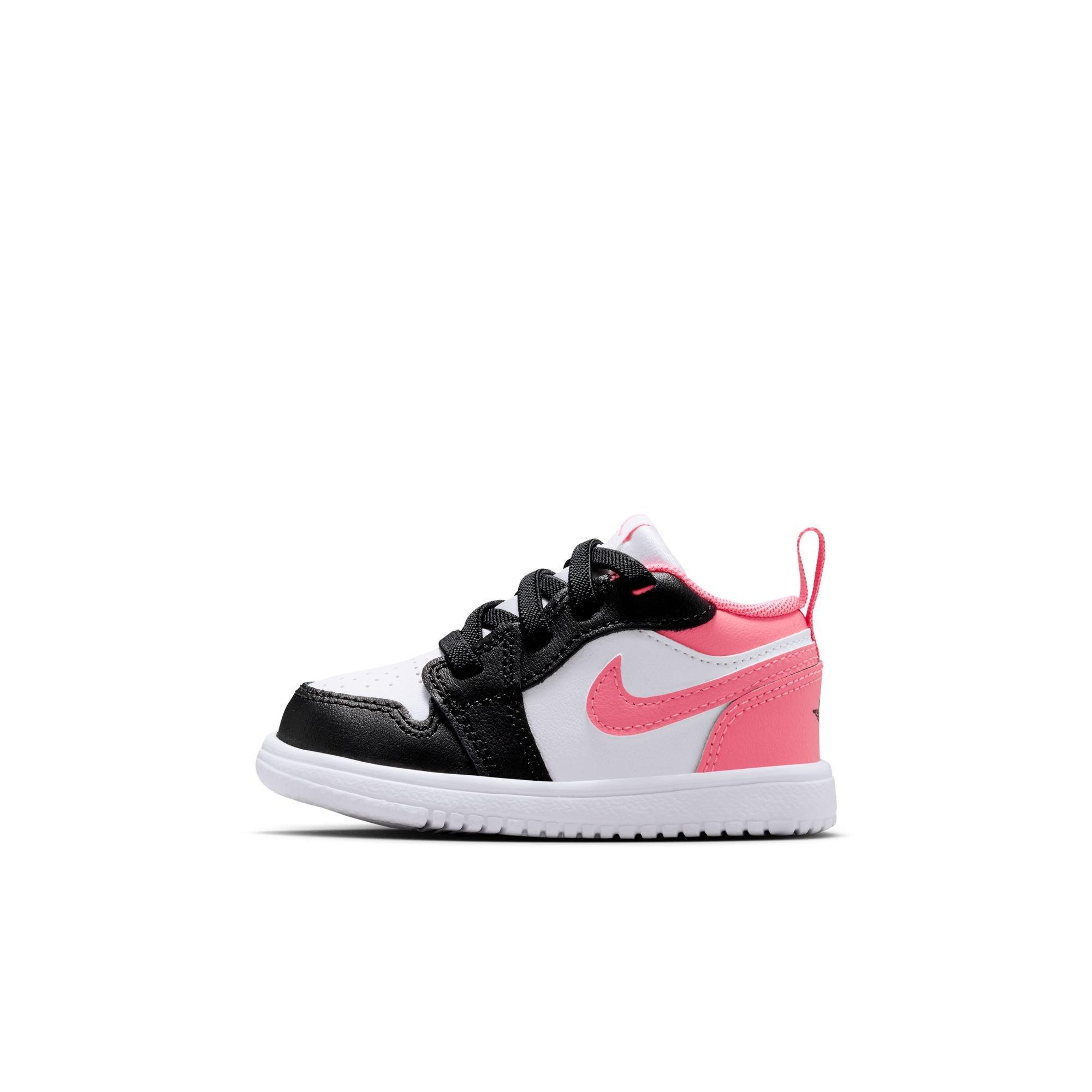 Jordan 1 Low Alt Toddler Girls' "Black/Pink Gaze/White" Shoe