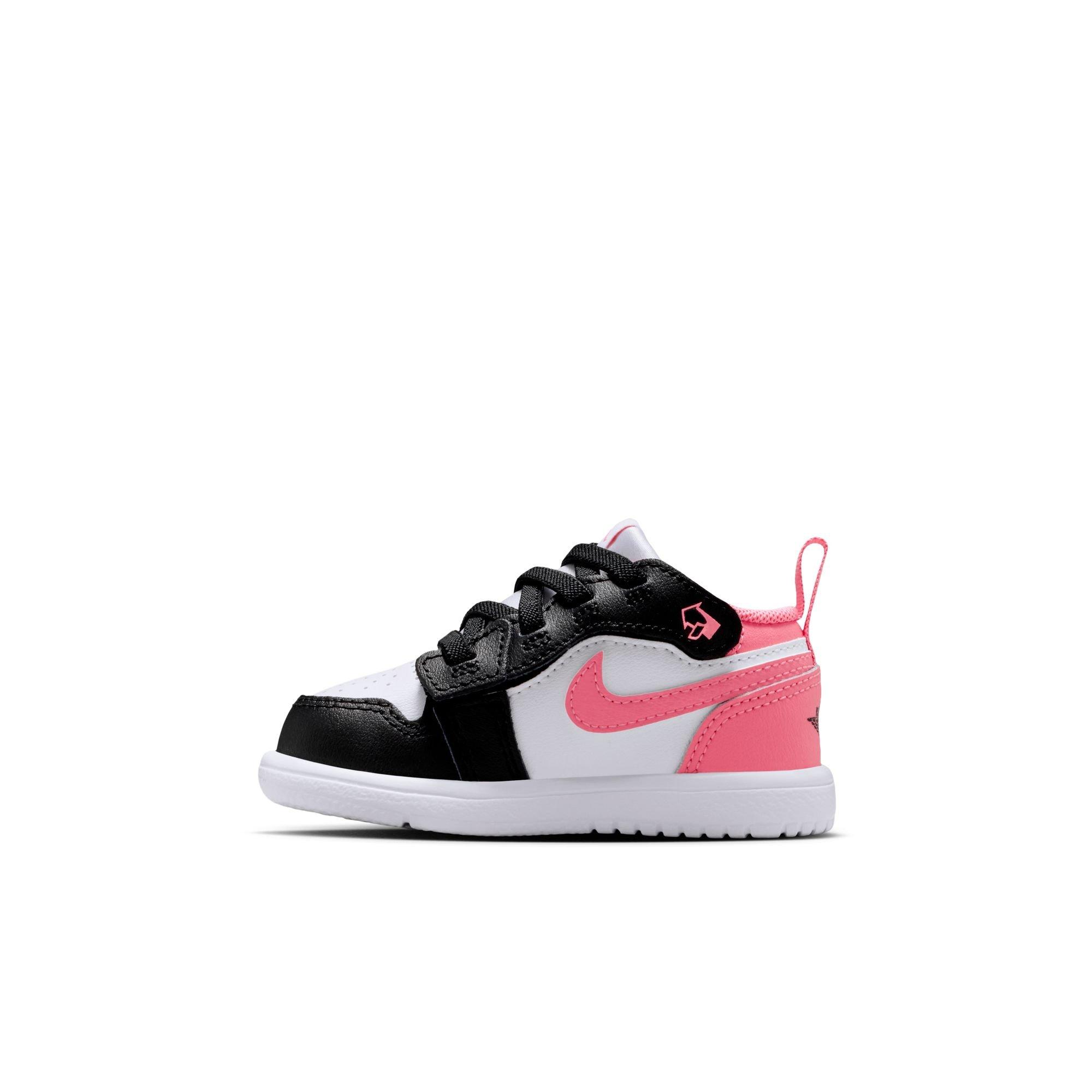 Jordan 1 Low Alt Toddler Girls' "Black/Pink Gaze/White" Shoe