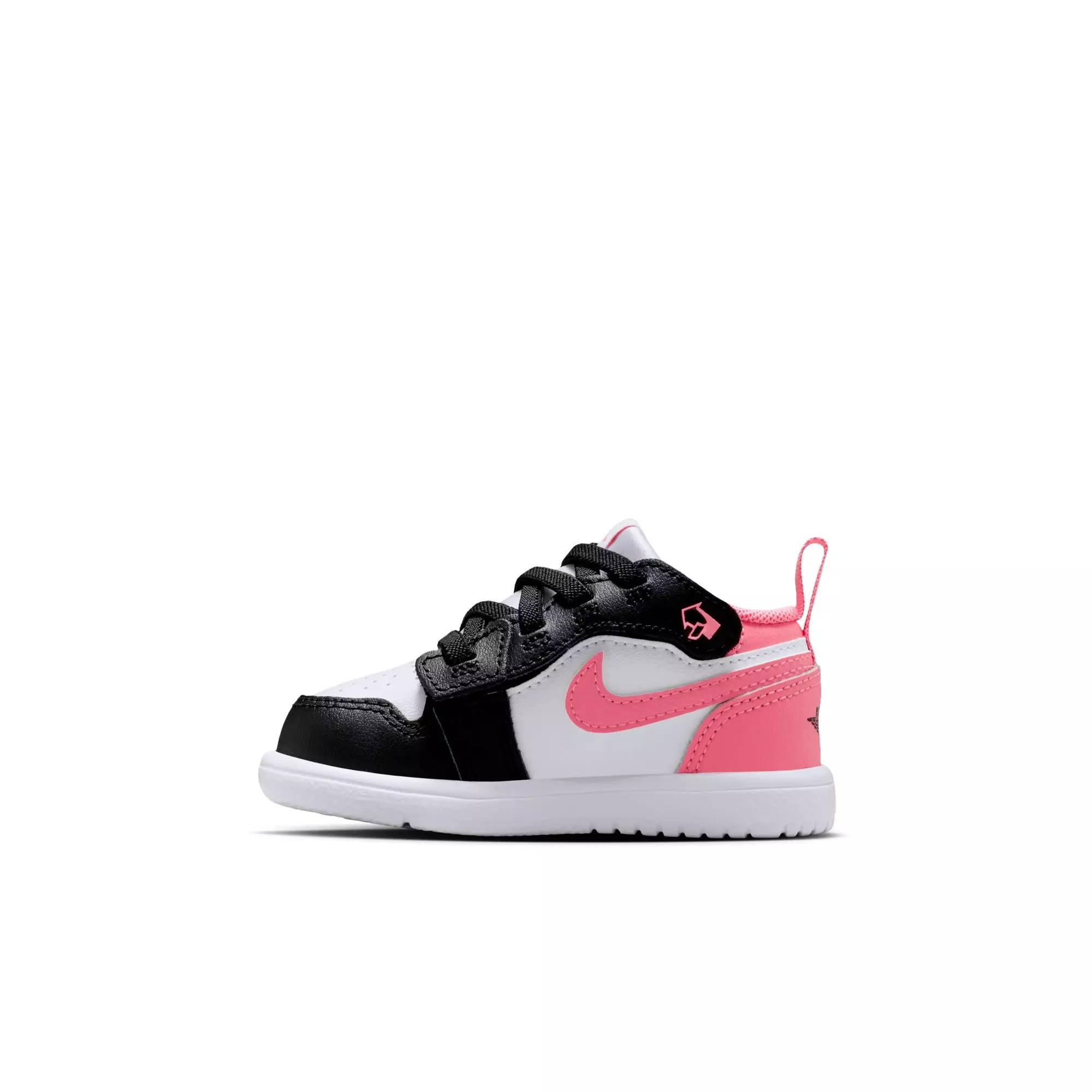 Jordan 1 Low Alt "Black/Pink Gaze/White" Toddler Girls' Shoe - BLACK/PINK