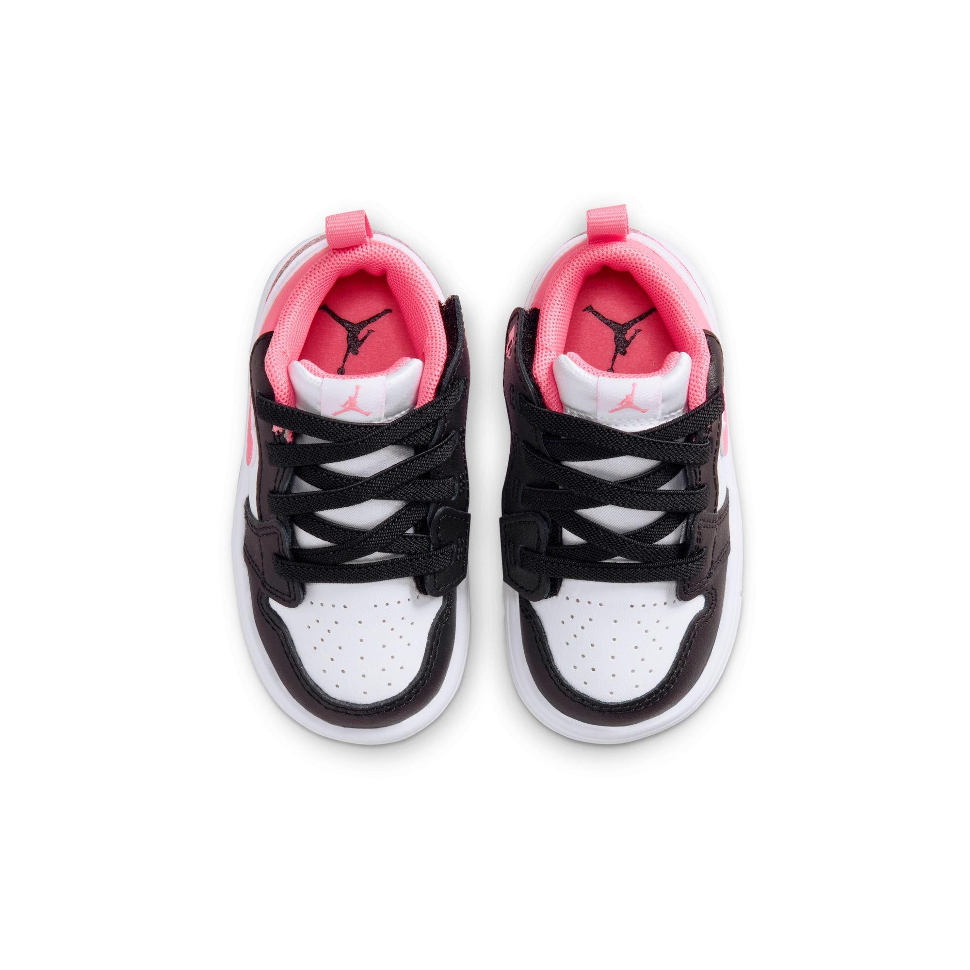 Jordan 1 Low Alt Toddler Girls' "Black/Pink Gaze/White" Shoe