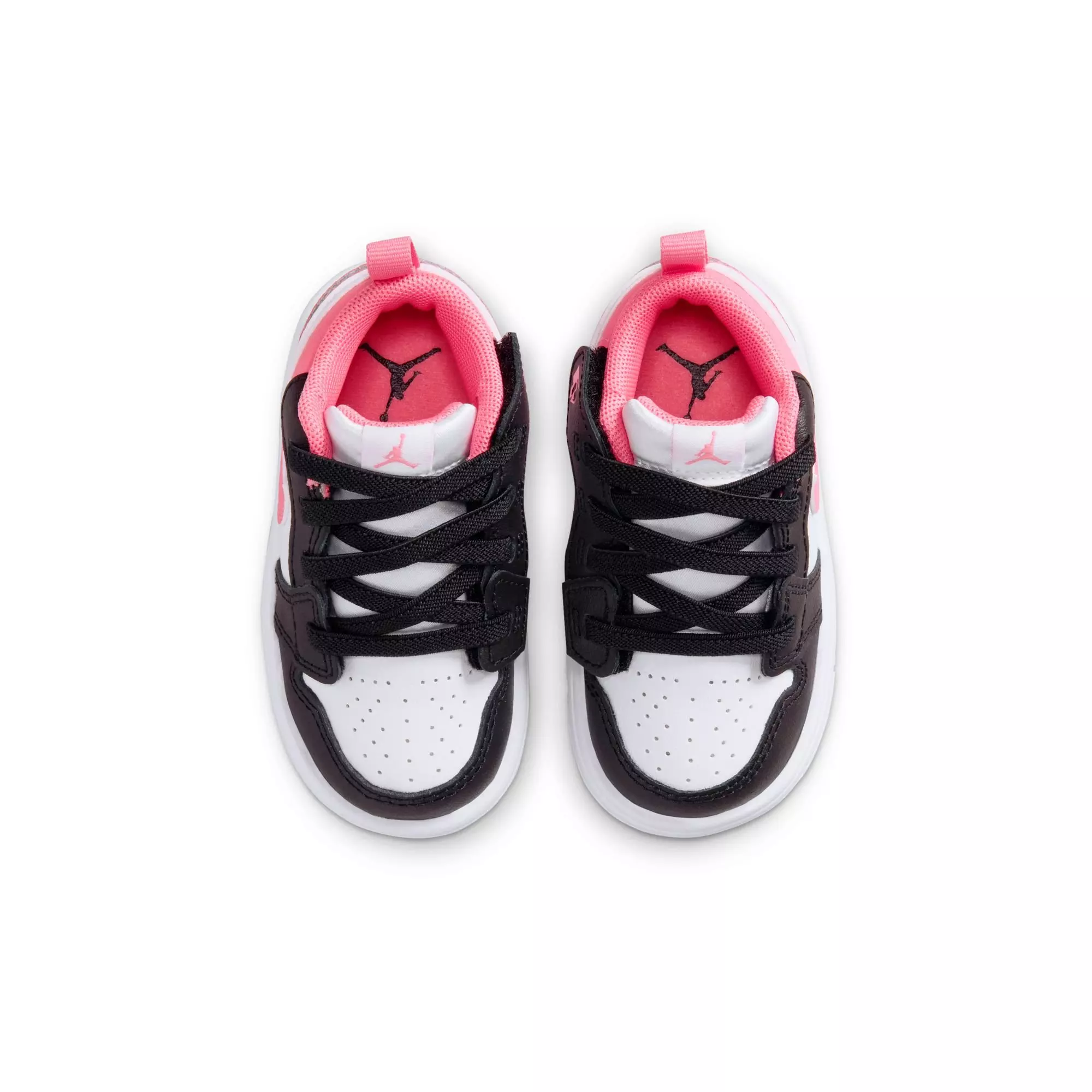 Jordan 1 Low Alt "Black/Pink Gaze/White" Toddler Girls' Shoe - BLACK/PINK