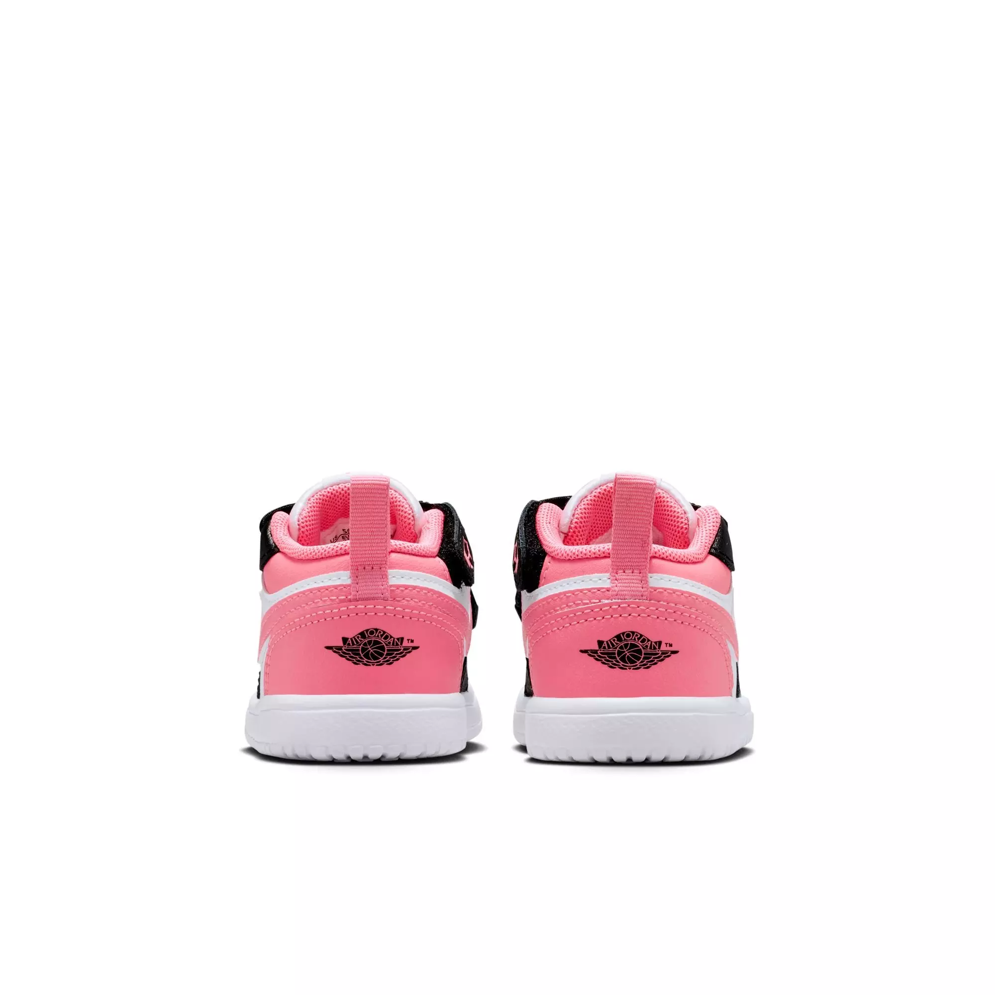 Jordan 1 Low Alt "Black/Pink Gaze/White" Toddler Girls' Shoe - BLACK/PINK