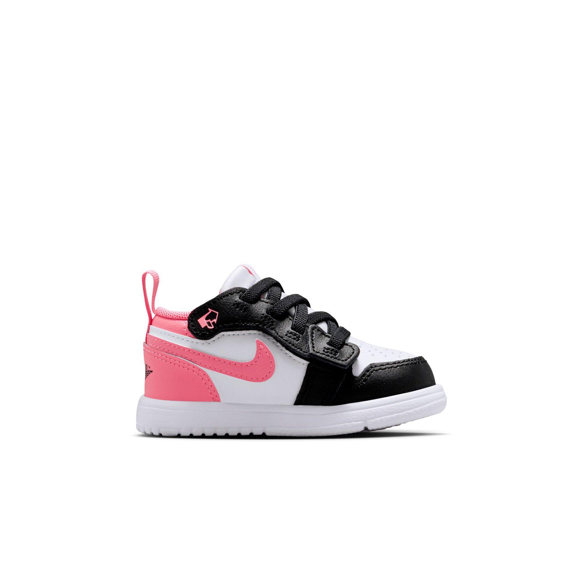 Jordan 1 Low Alt Toddler Girls' "Black/Pink Gaze/White" Shoe