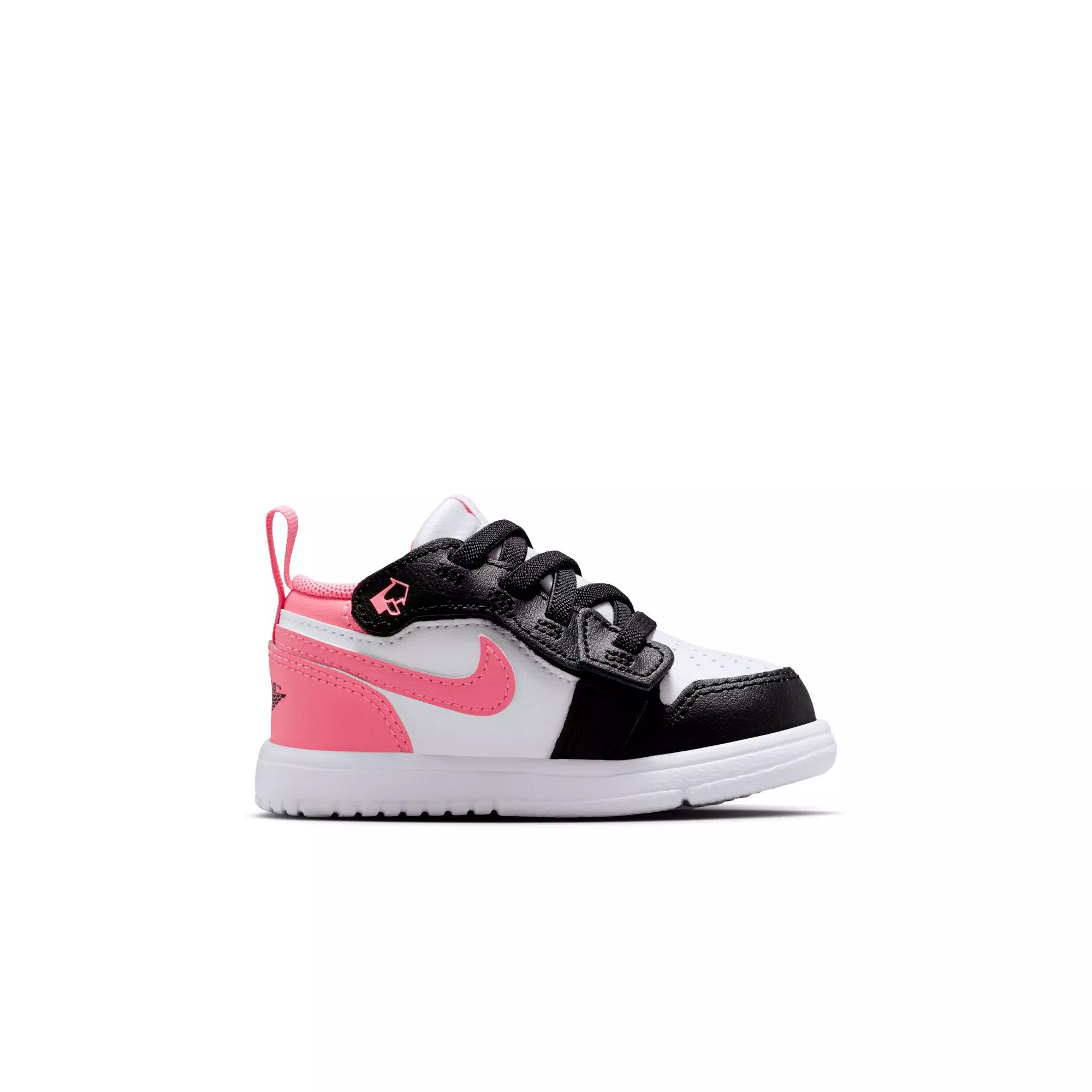 Jordan 1 Low Alt "Black/Pink Gaze/White" Toddler Girls' Shoe - BLACK/PINK