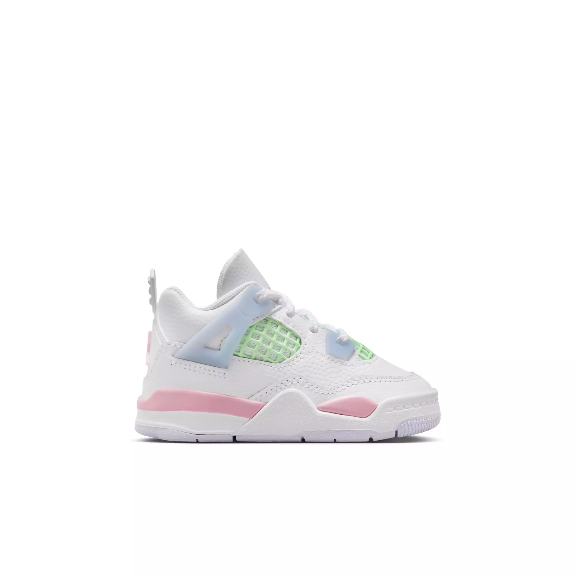 Jordan 4 Retro &ldquo;Valentine's Day&rdquo; Toddler Kids' Shoe - WHITE/SOFT PINK/HALF BLUE
