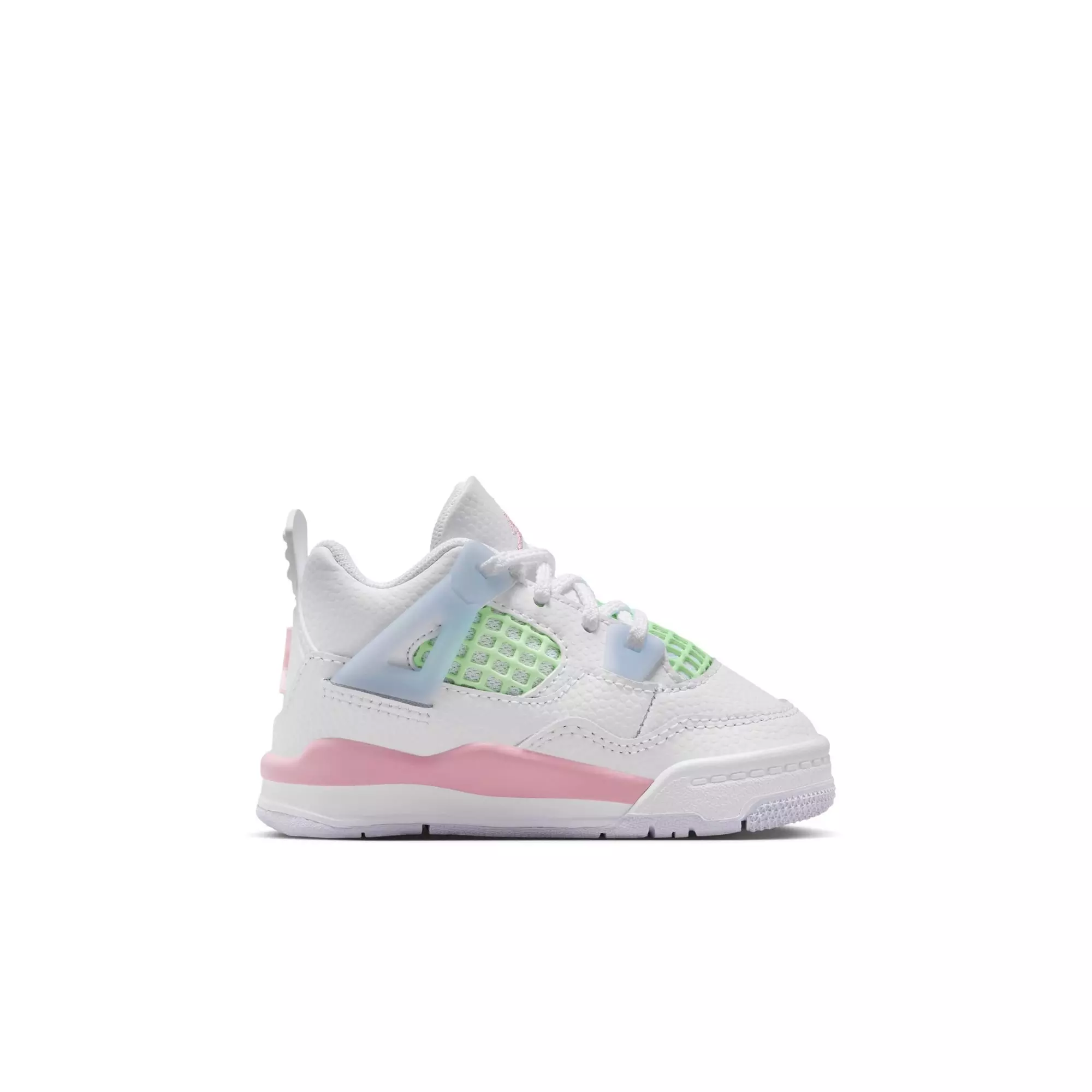 Jordan 4 Retro &ldquo;Valentine's Day&rdquo; Toddler Kids' Shoe - WHITE/SOFT PINK/HALF BLUE