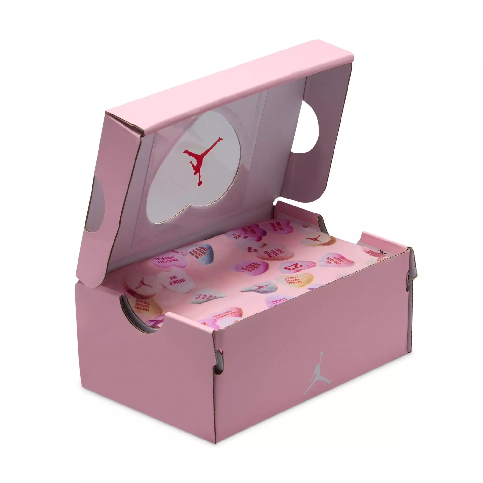 Jordan 4 Retro &ldquo;Valentine's Day&rdquo; Toddler Kids' Shoe - WHITE/SOFT PINK/HALF BLUE