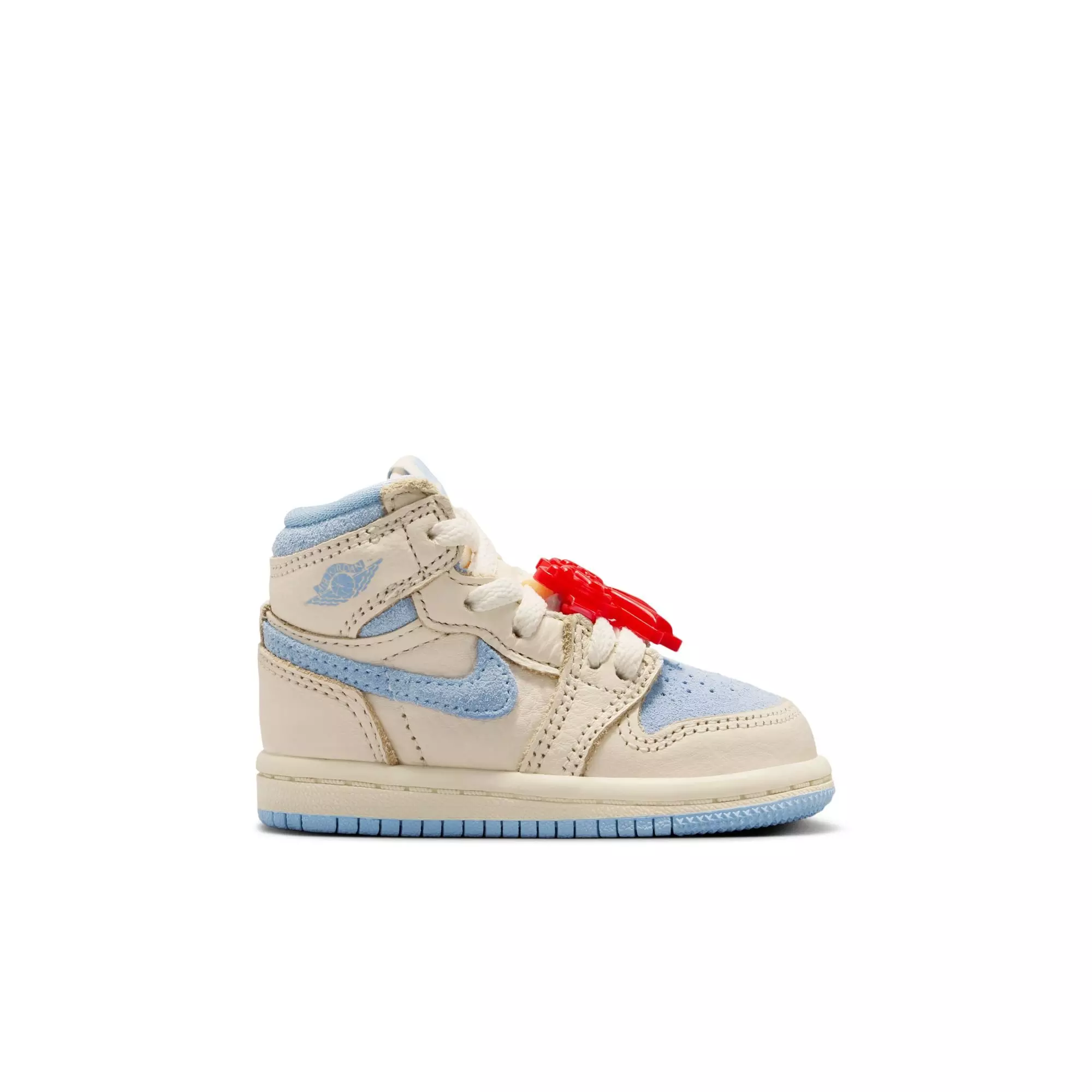 Jordan 1 Retro High OG &ldquo;Psychic Blue&rdquo; Toddler Girls' Shoe - PALE IVORY/PSYCHIC BLUE/COCONUT MILK