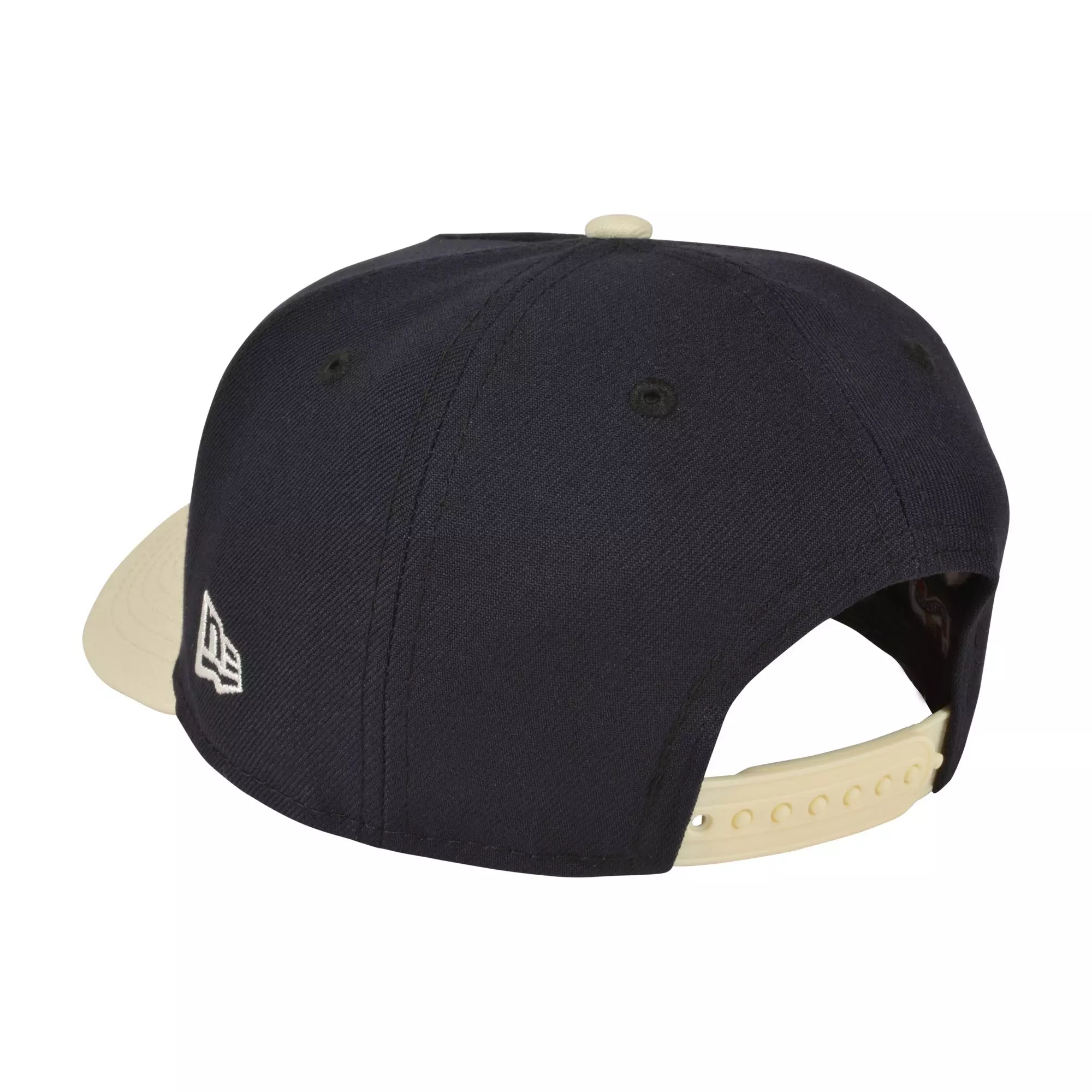 New Era Atlanta Braves 9FORTY A-Frame Varsity Snapback Hat-Navy - NAVY