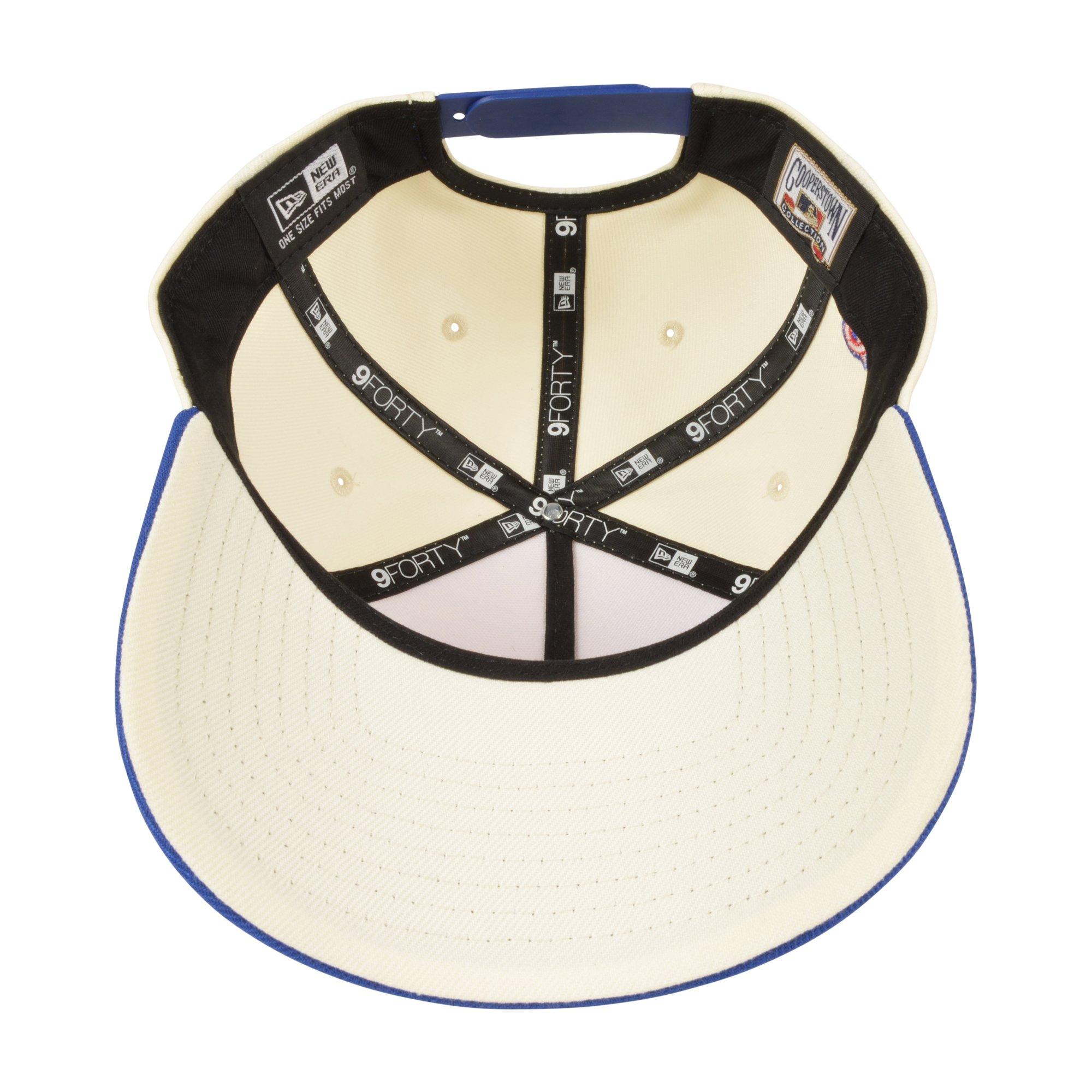 New Era Atlanta Braves 9FORTY A-Frame Varsity Royal Snapback Hat