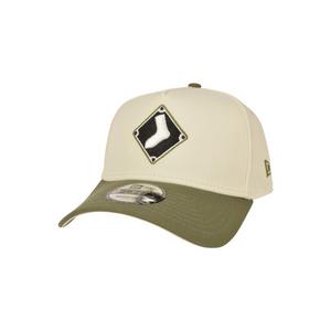New Era Chicago White Sox 9FORTY A-Frame Varsity Snapback Hat-Olive