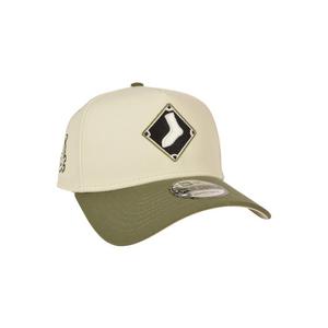 New Era Chicago White Sox 9FORTY A-Frame Varsity Snapback Hat-Olive