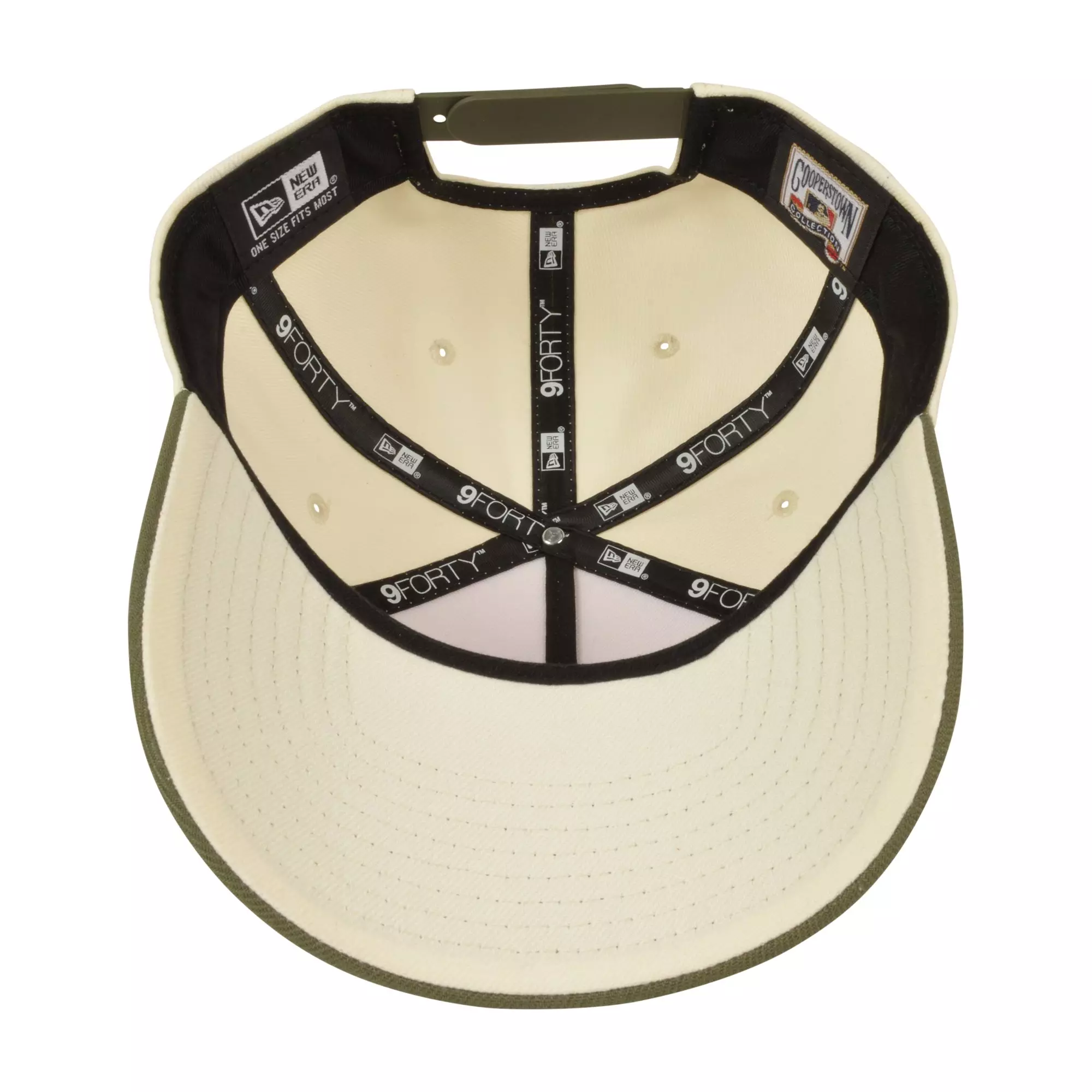 New Era Chicago White Sox 9FORTY A-Frame Varsity Snapback Hat-Olive - OLIVE