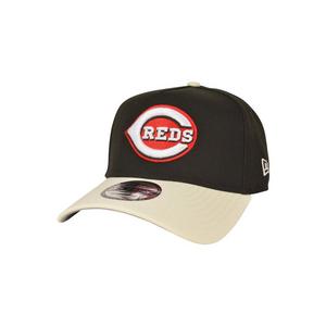 New Era Cincinnati Reds 9FORTY A-Frame Varsity Snapback Hat-Black