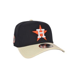 New Era Houston Astros 9FORTY A-Frame Varsity Snapback Hat-Navy