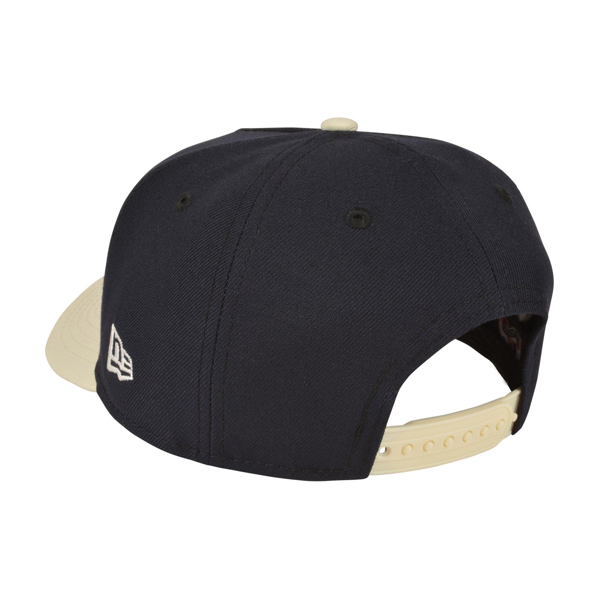 New Era Houston Astros 9FORTY A-Frame Varsity Navy Snapback Hat