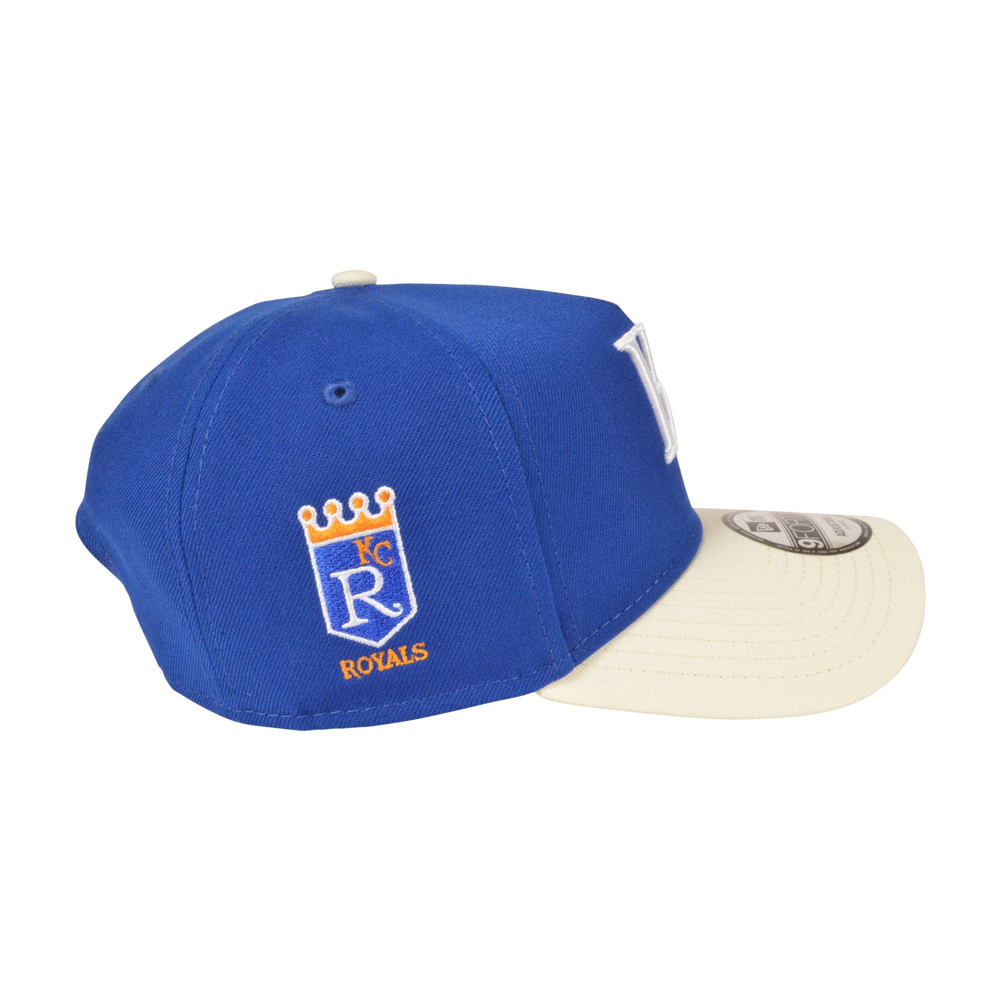 New Era Kansas City Royals 9FORTY A-Frame Varsity Royal Snapback Hat