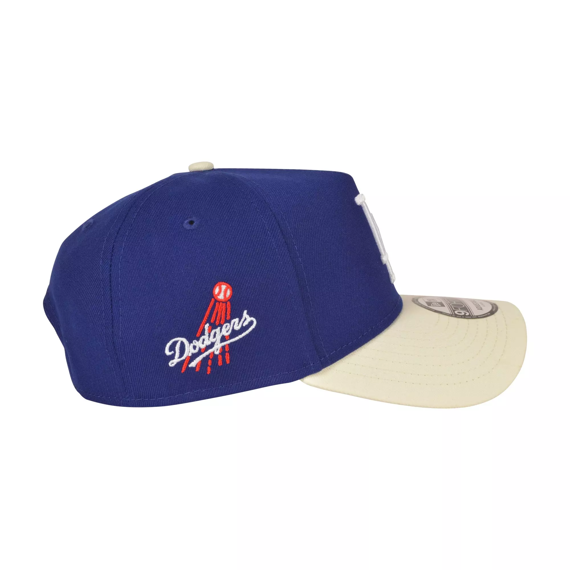 New Era Los Angeles Dodgers 9FORTY A-Frame Varsity Snapback Hat-Royal - ROYAL