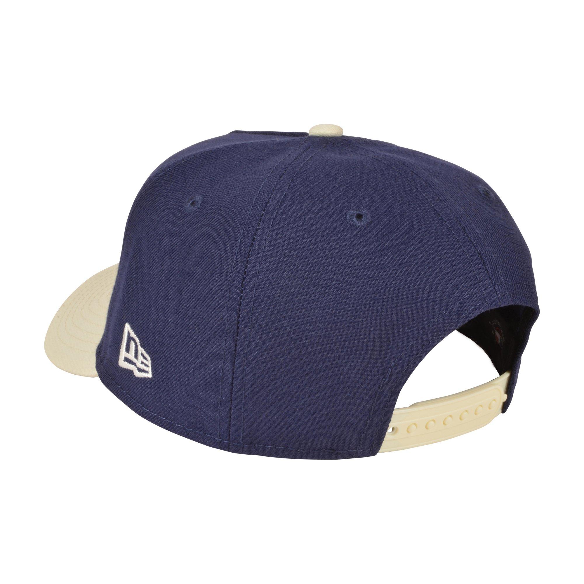 New Era Milwaukee Brewers 9FORTY A-Frame Varsity Navy Snapback Hat