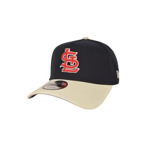 New Era St. Louis Cardinals 9FORTY A-Frame Varsity Snapback Hat-Navy