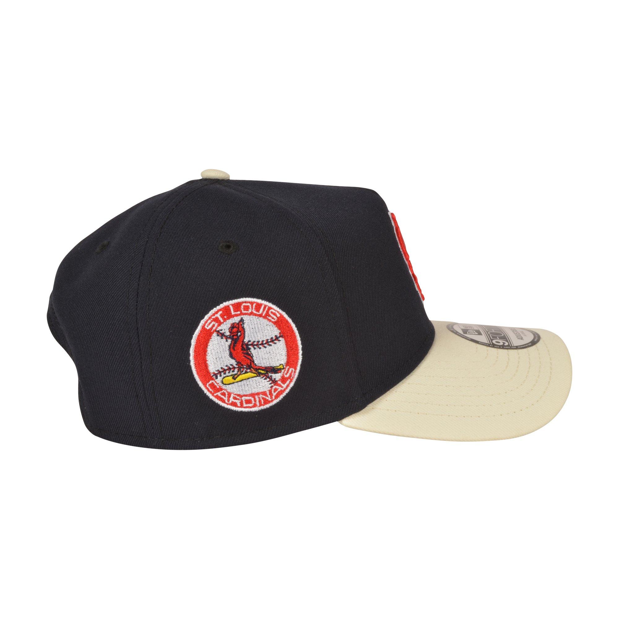 New Era St. Louis Cardinals 9FORTY A-Frame Varsity Navy Snapback Hat