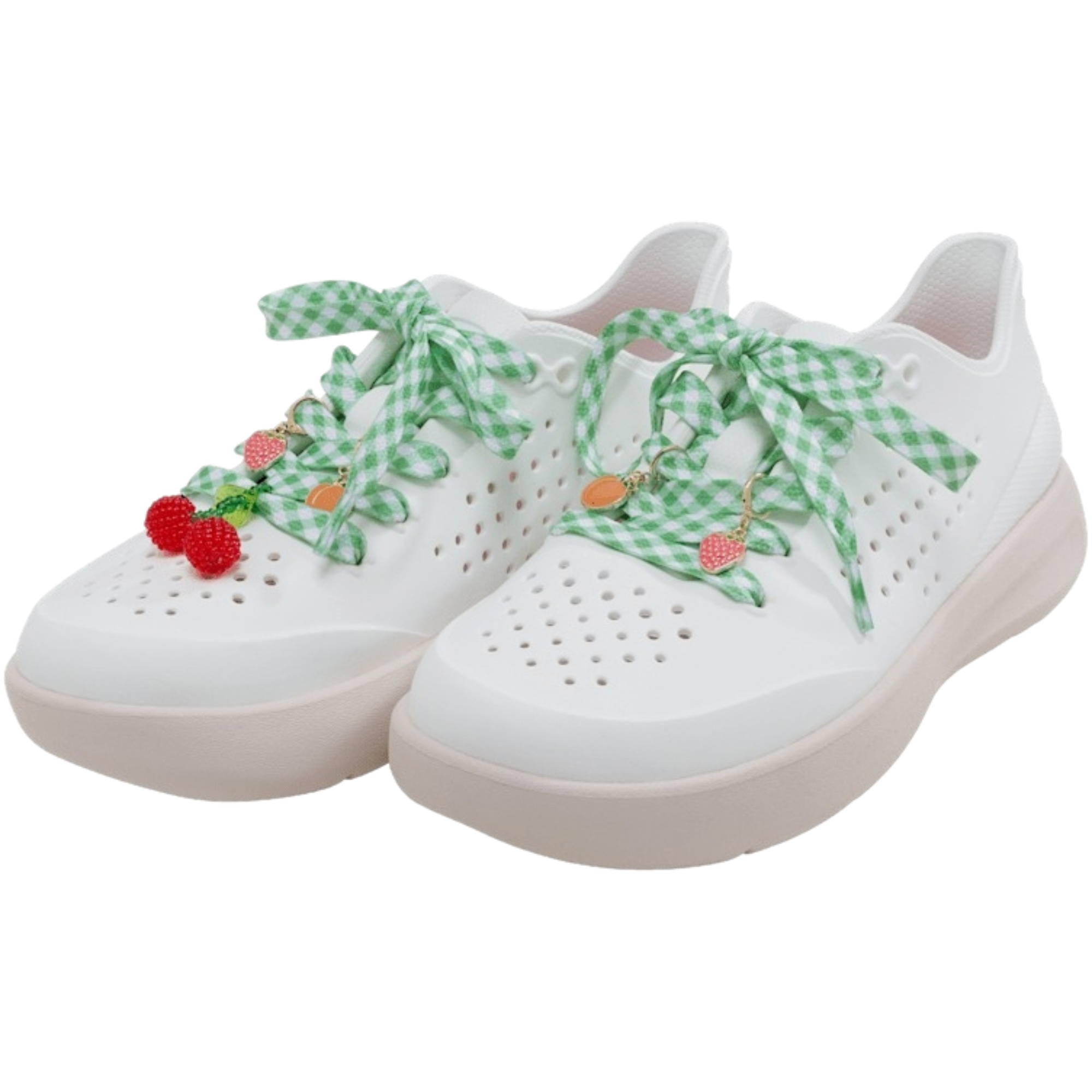 Crocs Laces &amp; Fresh Fruits Jibbitz Charm Kit