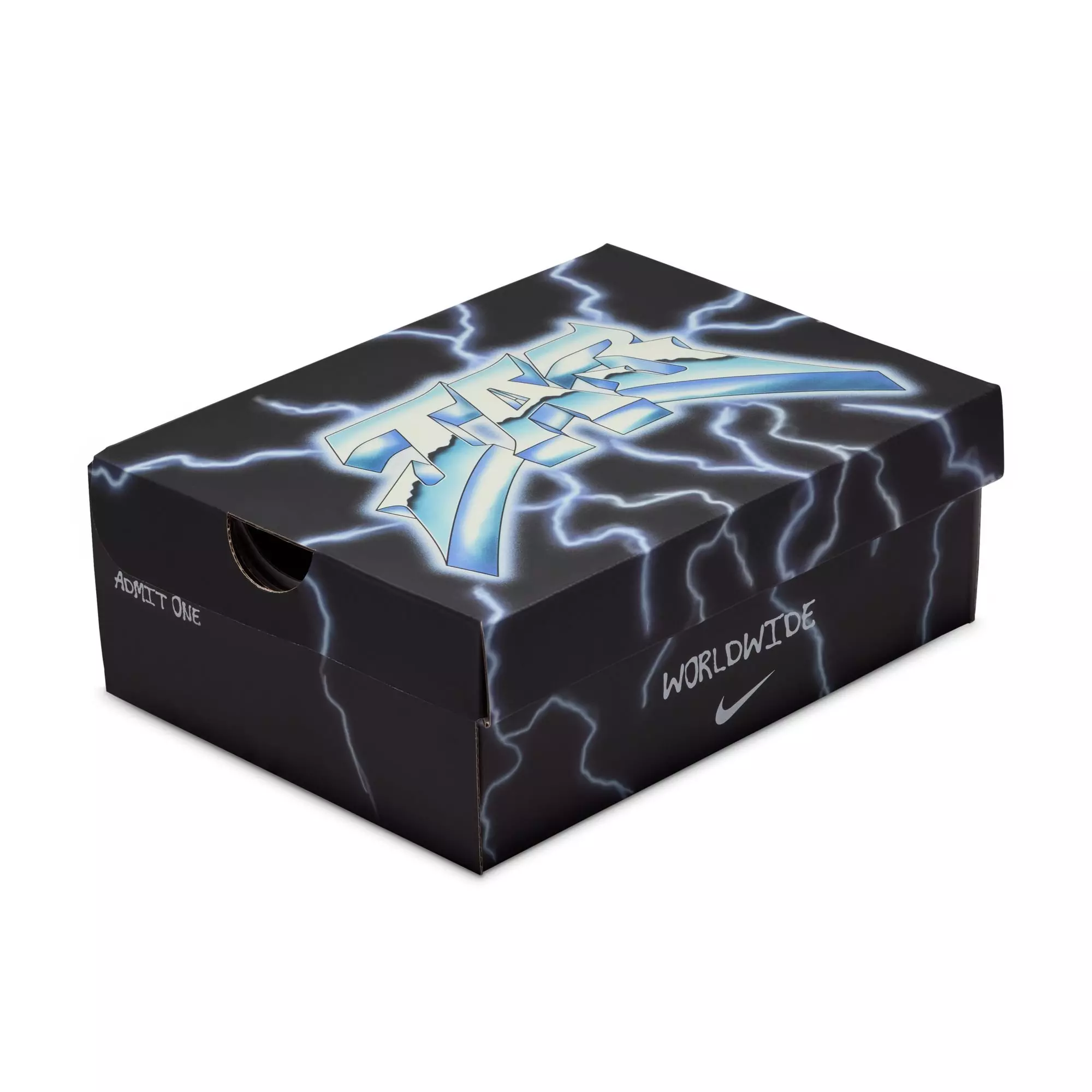 Nike Ja 3 "Murray State" Grade School Kids' Basketball Shoe - PURE PLATINUM/DEEP ROYAL BLUE/LIGHTENING