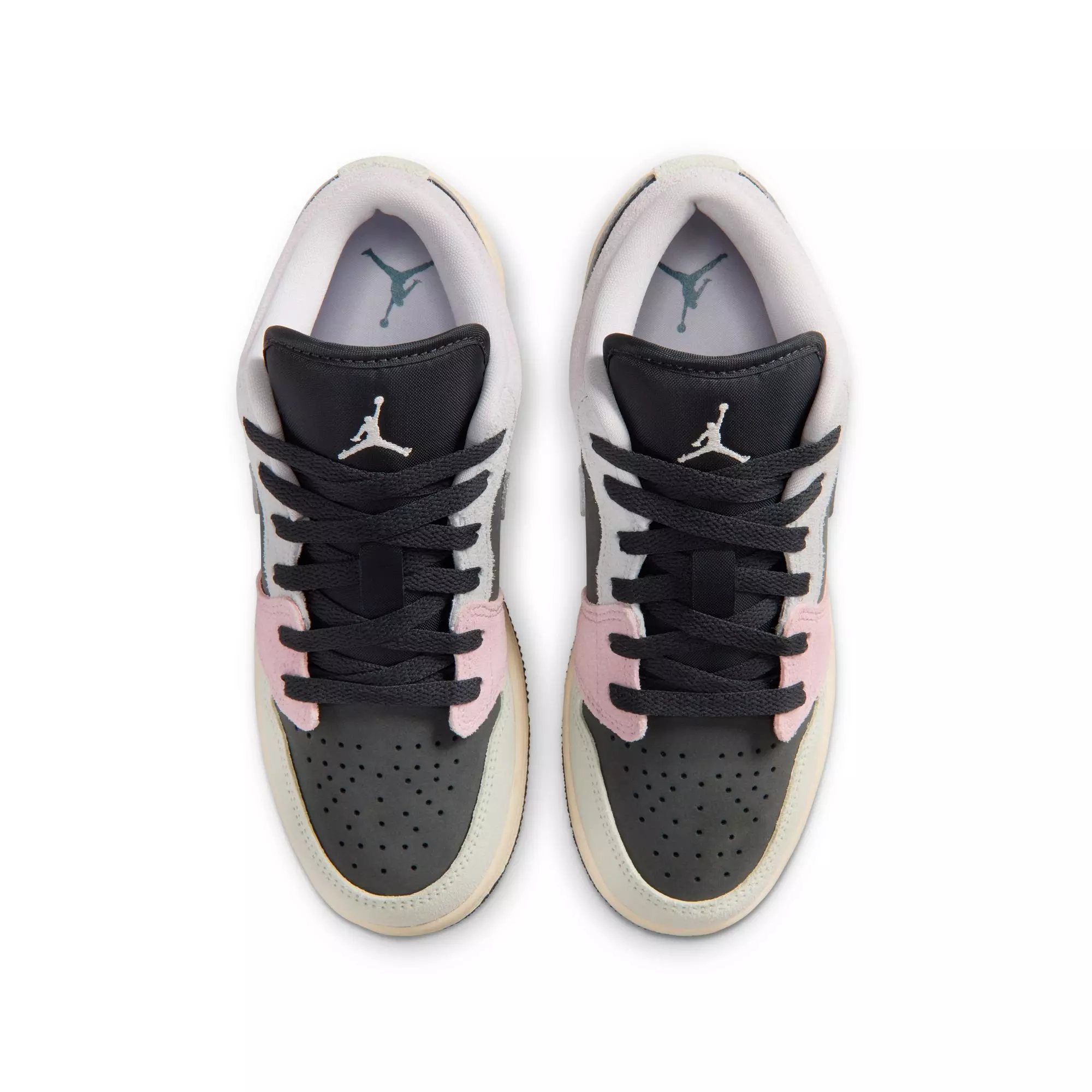 Jordan 1 Low SE "Anthracite/Sail/Muslin/Iris Whisper" Grade School Boys' Shoe - MULTI-COLOR