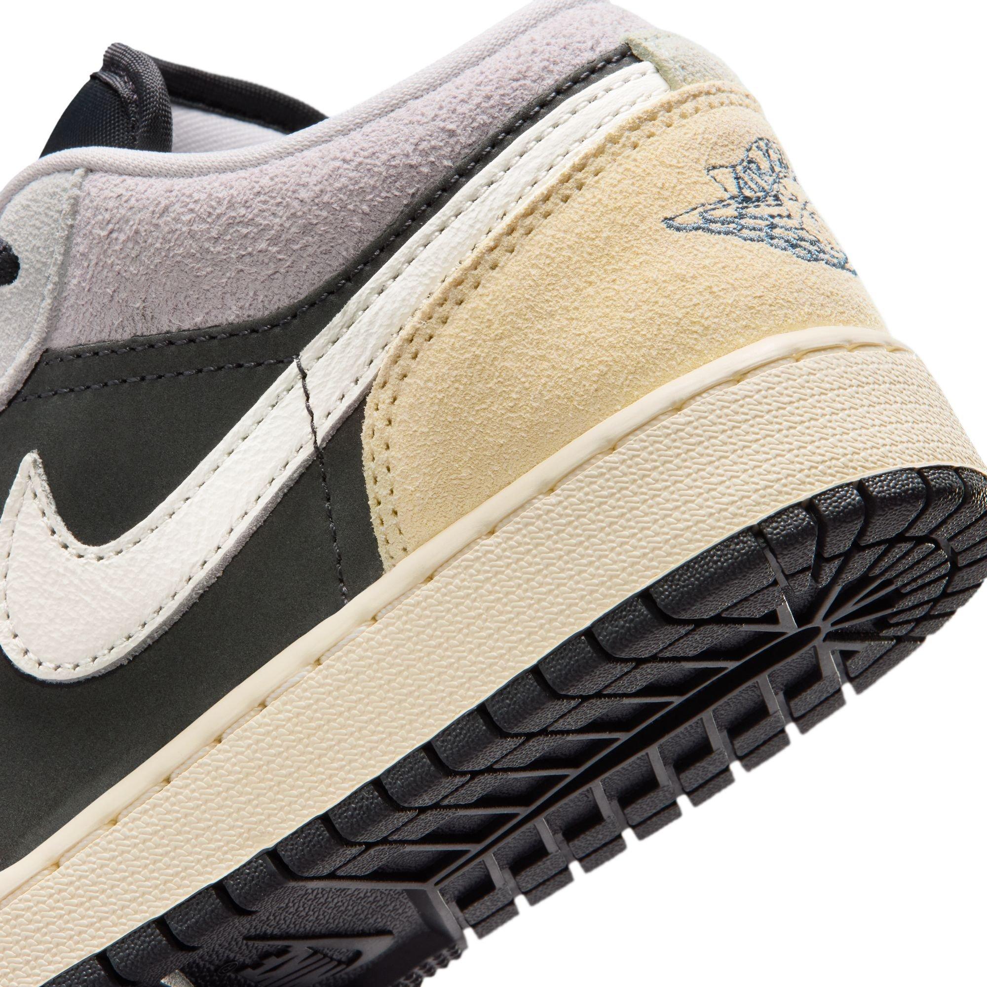 Jordan 1 Low SE "Anthracite/Sail/Muslin/Iris Whisper" Grade School Kids' Shoe - MULTI-COLOR Thumbnail View 10