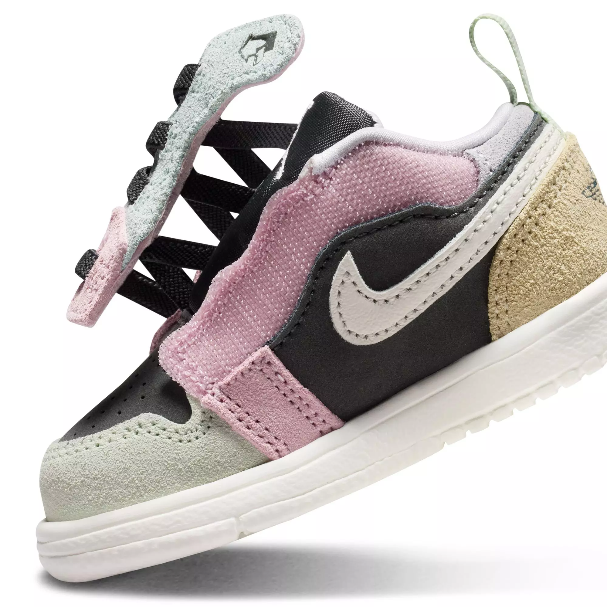 Jordan 1 Low Alt SE "Anthracite/Sail/Muslin/Iris Whisper" Toddler Kids' Shoe - MULTI-COLOR