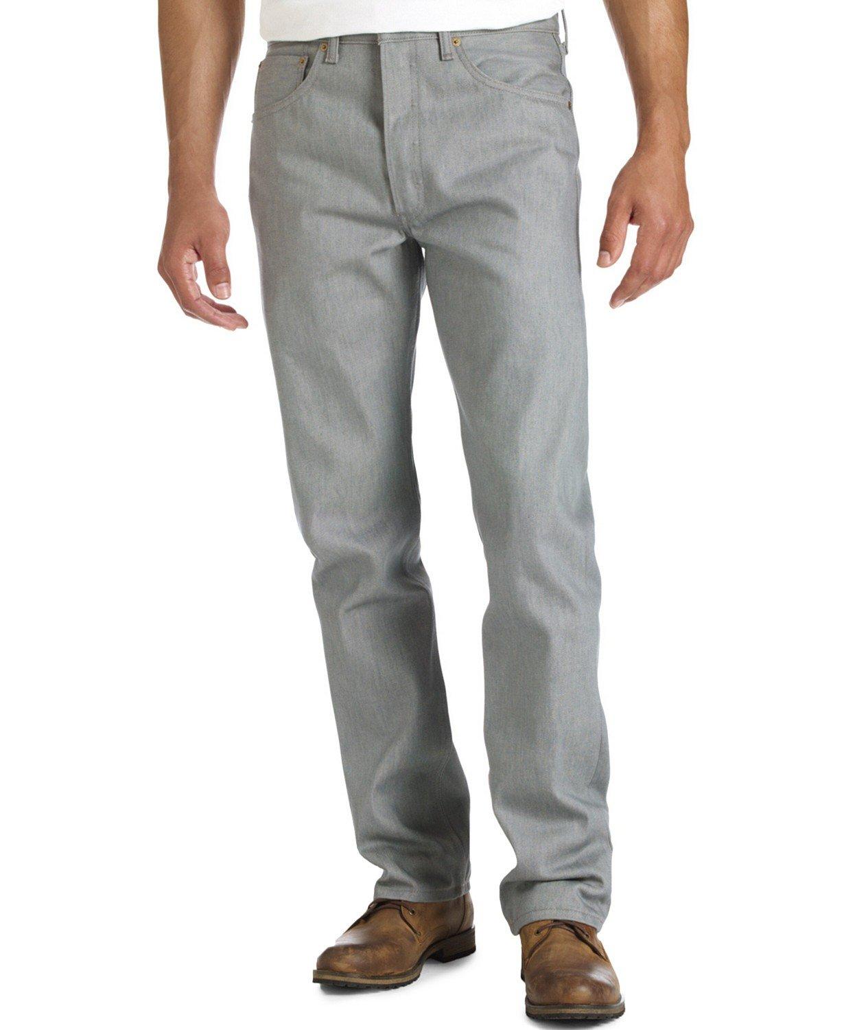 Levi's Men's 501 Silver Rigid Jeans 
