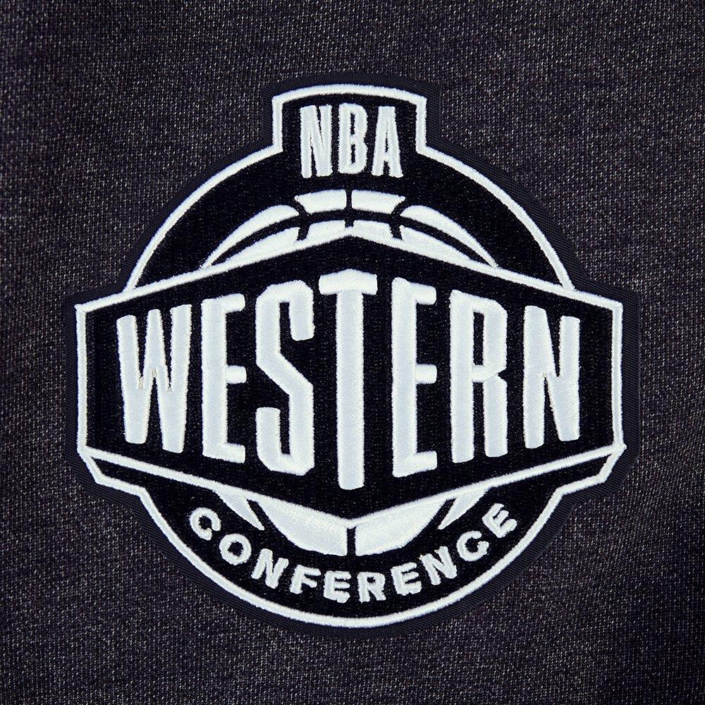 Pro Standard Oklahoma City Thunder Shadow Fleece Crew Sweater-Black - BLACK Thumbnail View 6