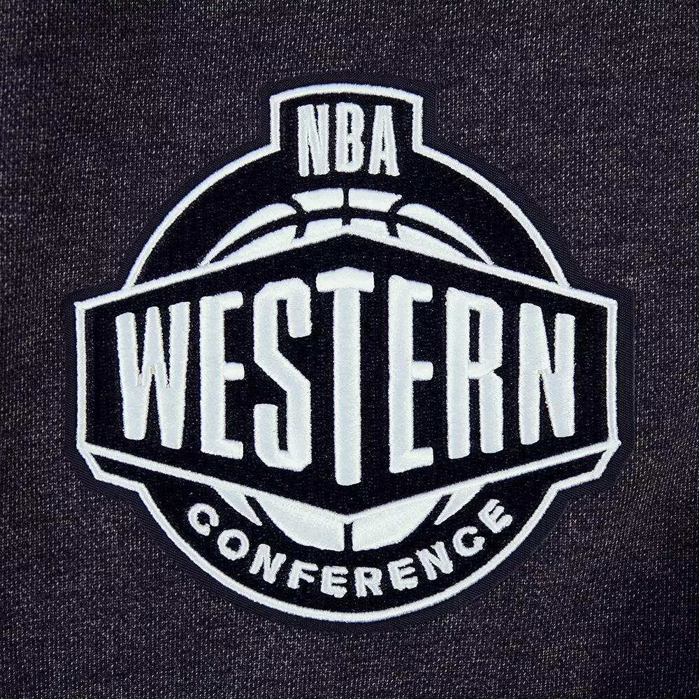 Pro Standard Oklahoma City Thunder Shadow Fleece Crew Sweater-Black - BLACK