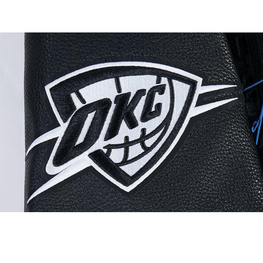 Pro Standard Oklahoma City Thunder Shadow Varsity Jacket-Black - BLACK Thumbnail View 7