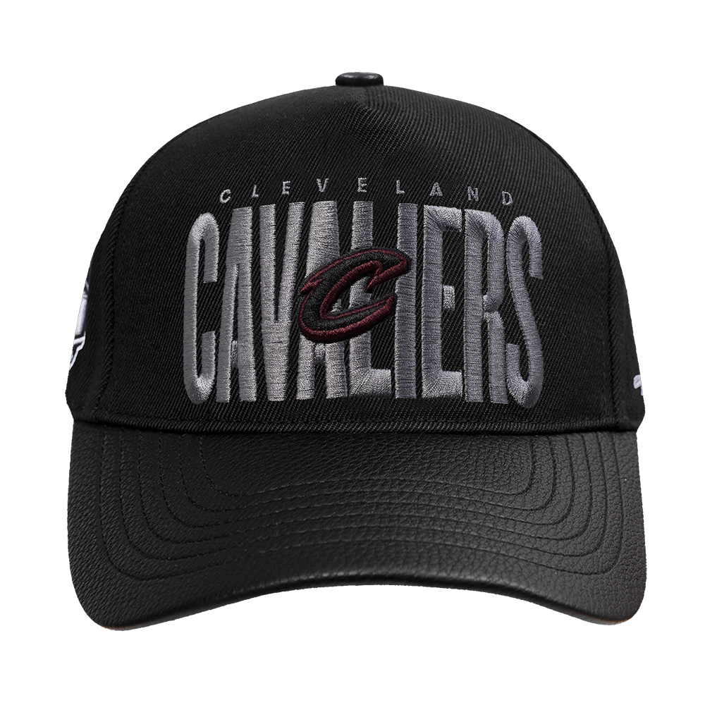 Pro Standard Cleveland Cavaliers Shadow Drop Snapback Hat-Black