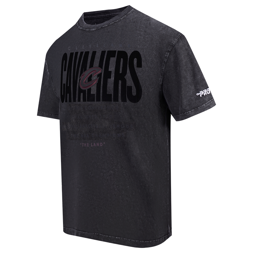 Pro Standard Cleveland Cavaliers Drop Shadow Tee-Black - BLACK Thumbnail View 3