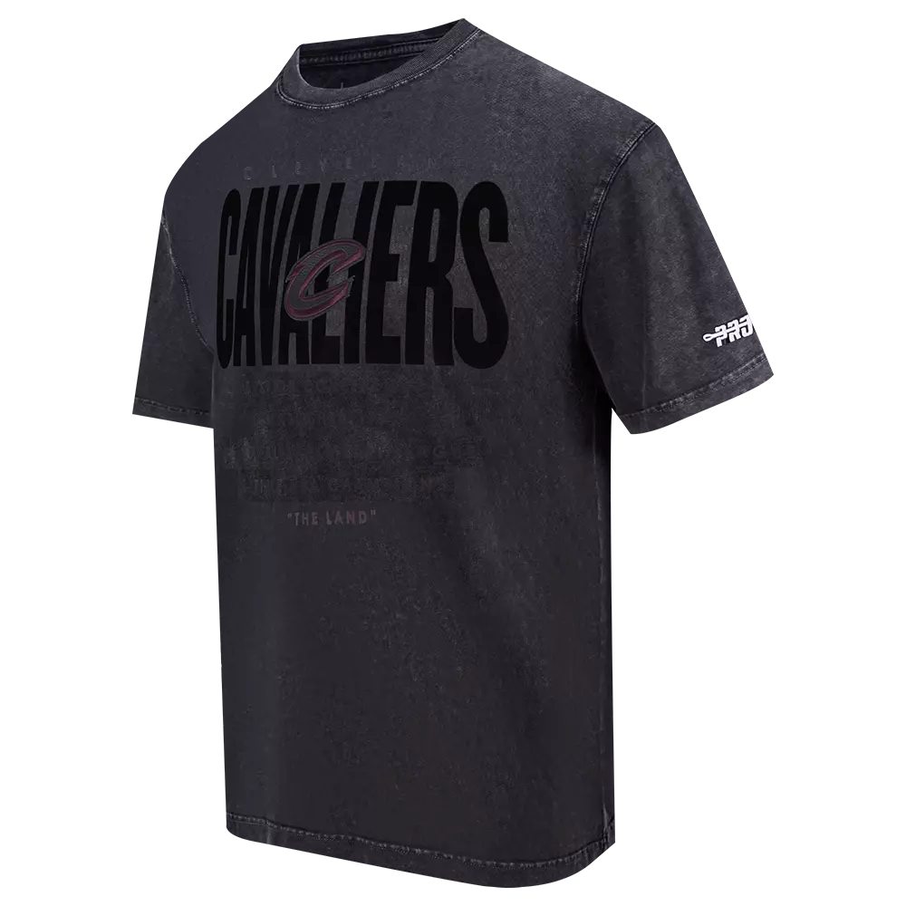Pro Standard Cleveland Cavaliers Drop Shadow Tee-Black - BLACK
