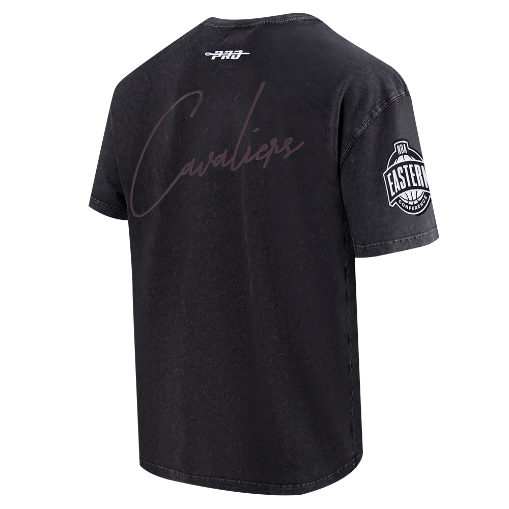 Pro Standard Cleveland Cavaliers Drop Shadow Tee-Black - BLACK Thumbnail View 4