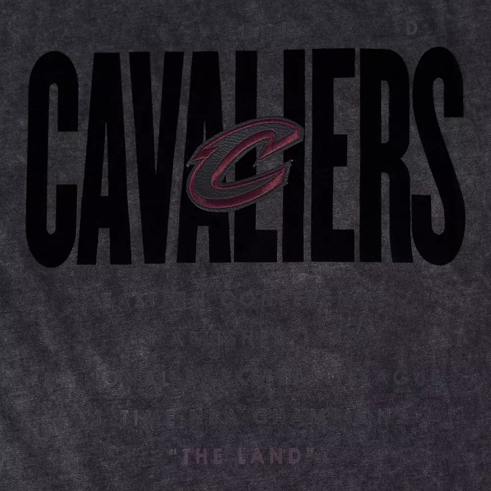 Pro Standard Cleveland Cavaliers Drop Shadow Tee-Black - BLACK