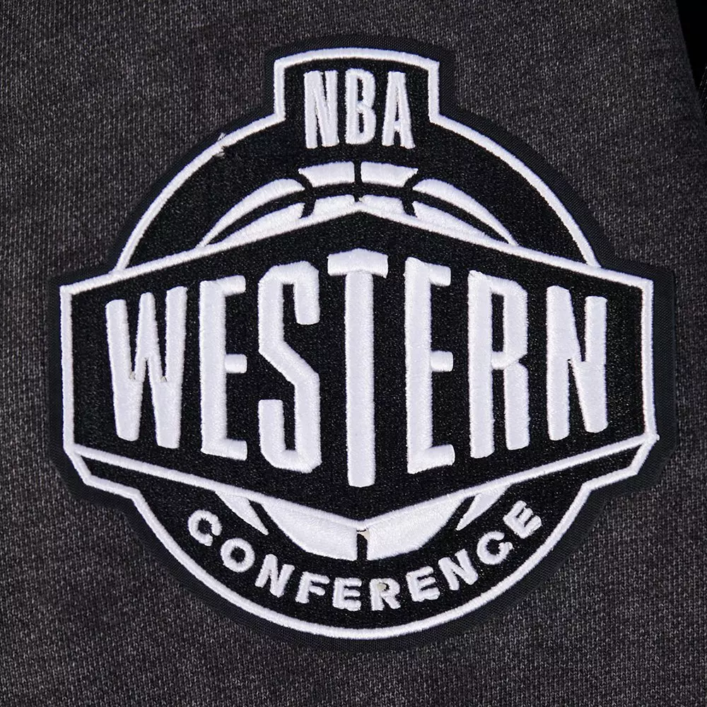 Pro Standard Cleveland Cavaliers Shadow Fleece Crew Sweater-Black - BLACK