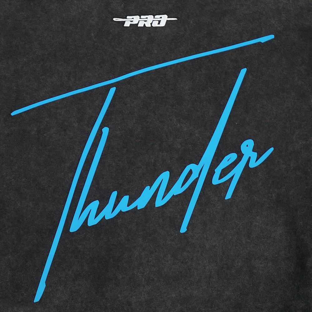 Pro Standard Oklahoma City Thunder Drop Shadow Tee-Black - BLACK Thumbnail View 6