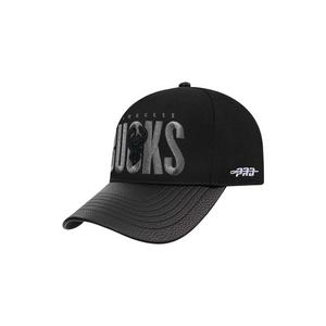 Pro Standard Milwaukee Bucks Shadow Drop Snapback Hat-Black