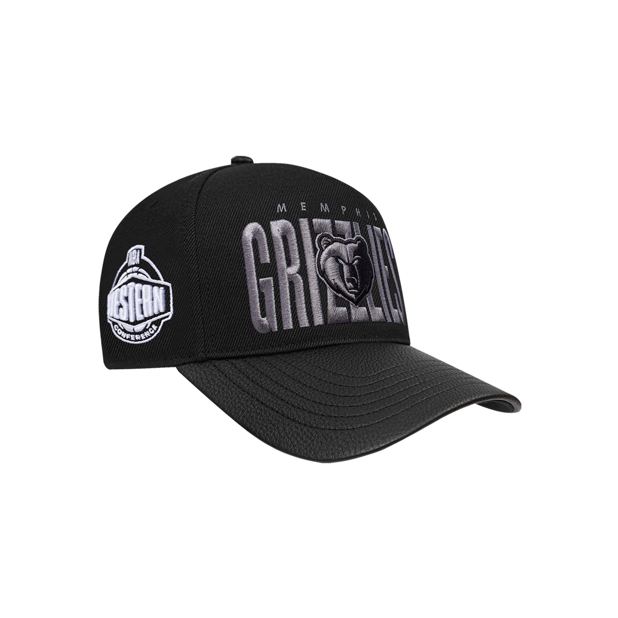 Pro Standard Memphis Grizzlies Shadow Drop Snapback Hat-Black