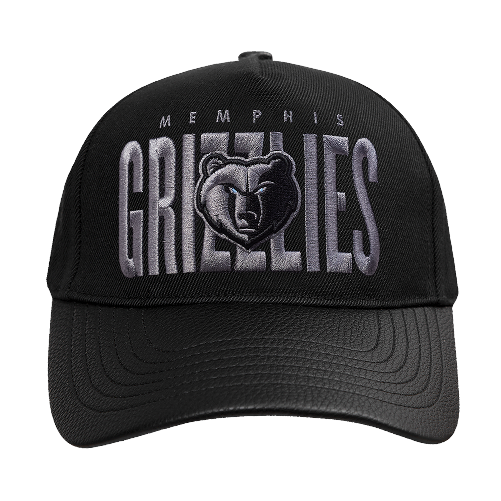 Pro Standard Memphis Grizzlies Shadow Drop Snapback Hat-Black