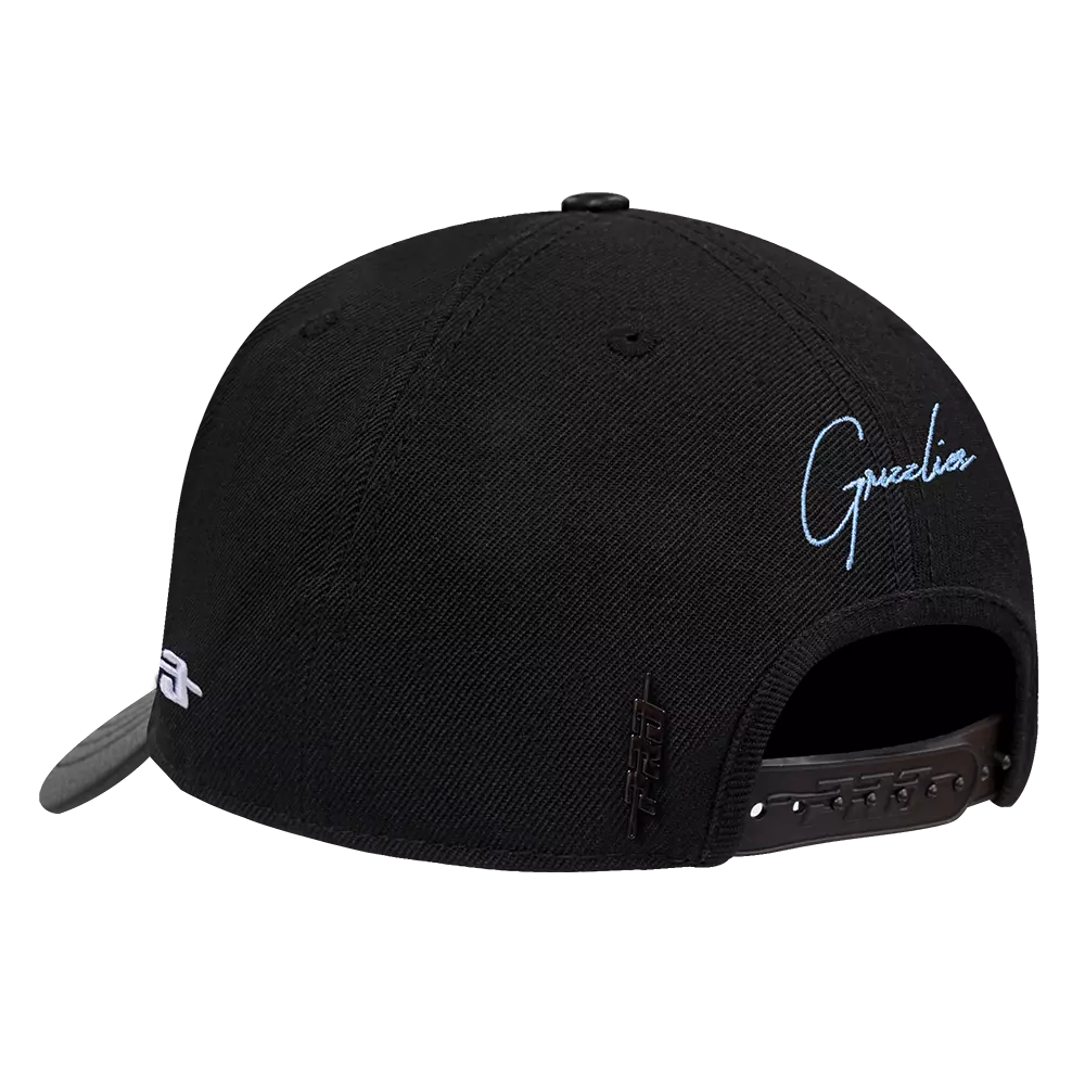 Pro Standard Memphis Grizzlies Shadow Drop Snapback Hat-Black - BLACK