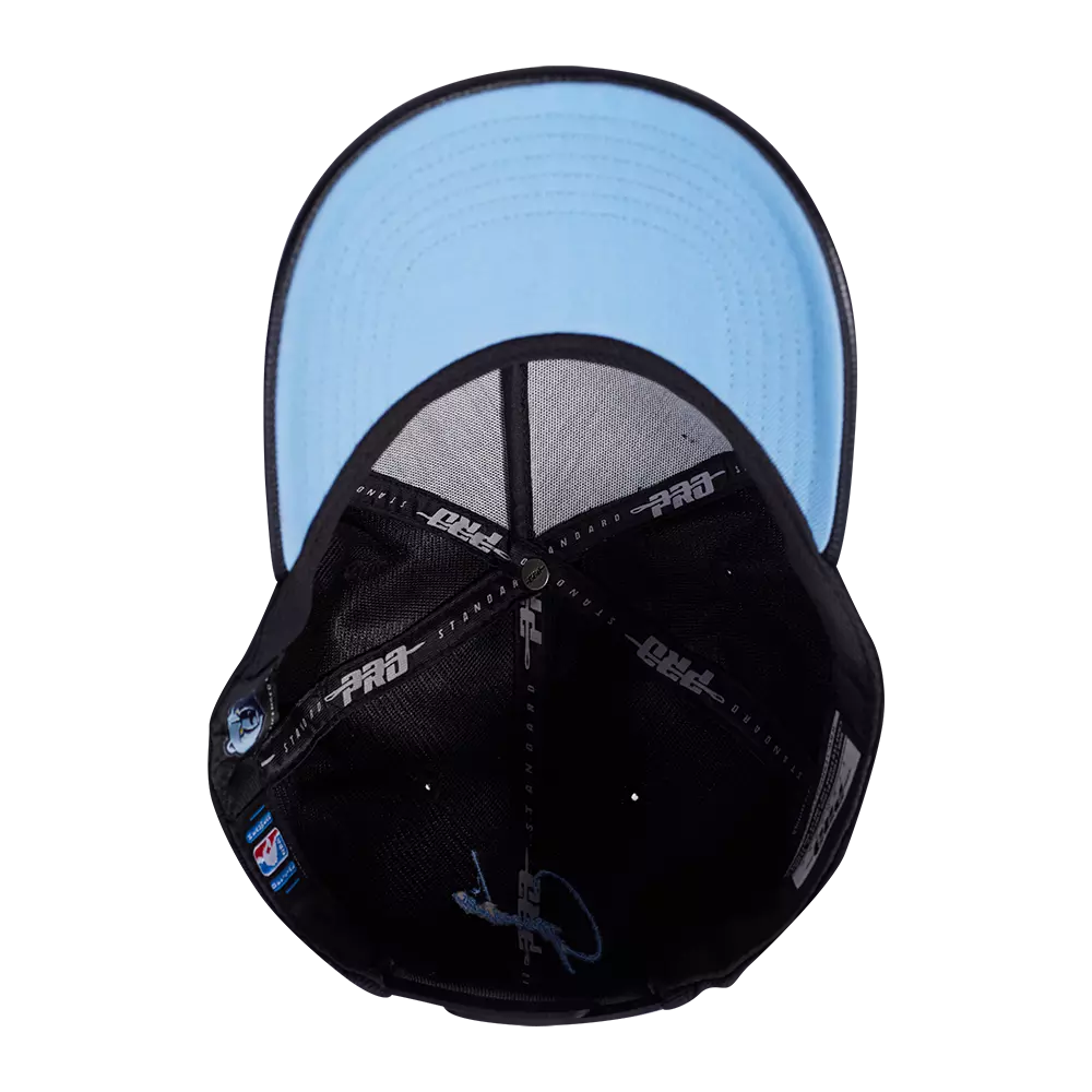 Pro Standard Memphis Grizzlies Shadow Drop Snapback Hat-Black - BLACK